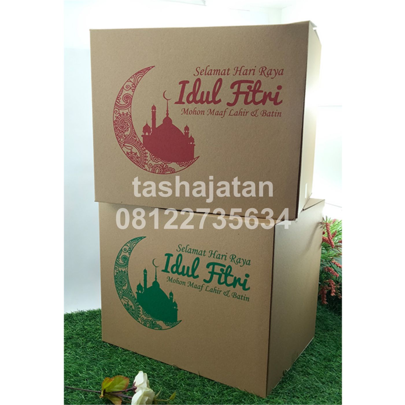 Kardus Idul Fitri Tebal Parcel Lebaran Kardus Bflute 35 x 25 x 28,5 Kardus Idul Fitri Besar